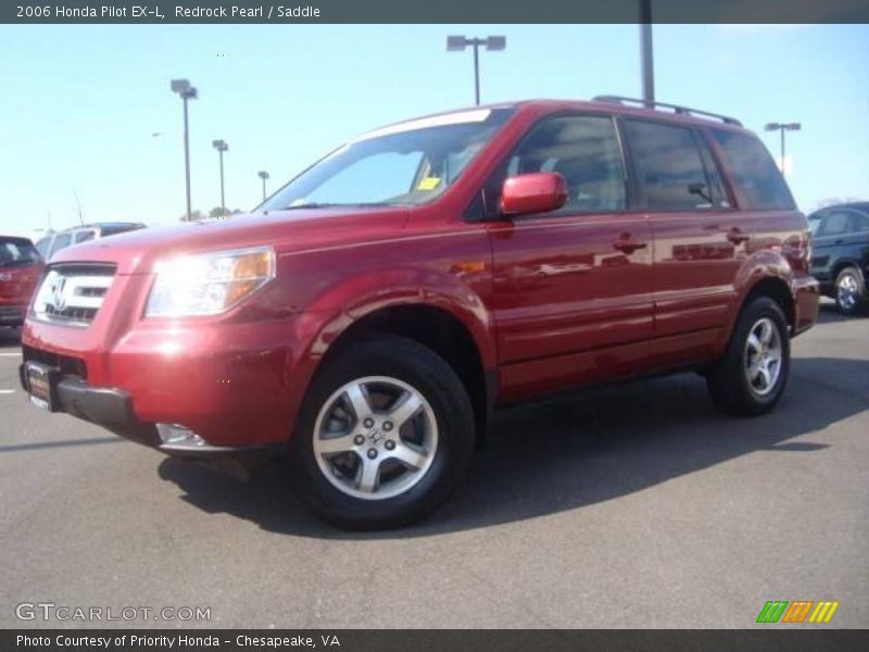 Redrock Pearl / Saddle 2006 Honda Pilot EX-L