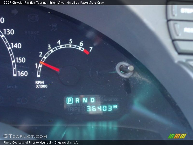 Bright Silver Metallic / Pastel Slate Gray 2007 Chrysler Pacifica Touring