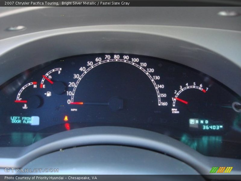 Bright Silver Metallic / Pastel Slate Gray 2007 Chrysler Pacifica Touring