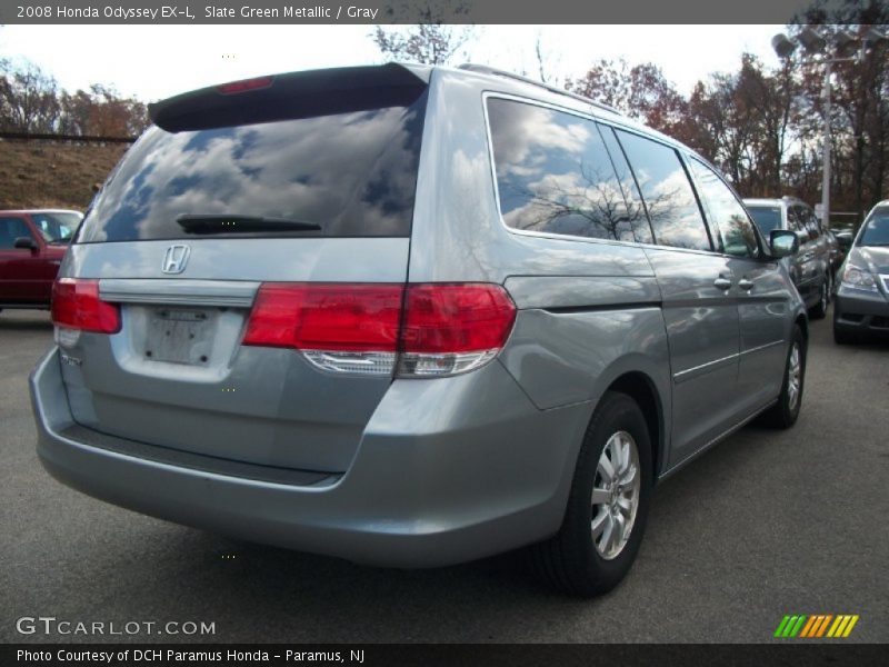 Slate Green Metallic / Gray 2008 Honda Odyssey EX-L