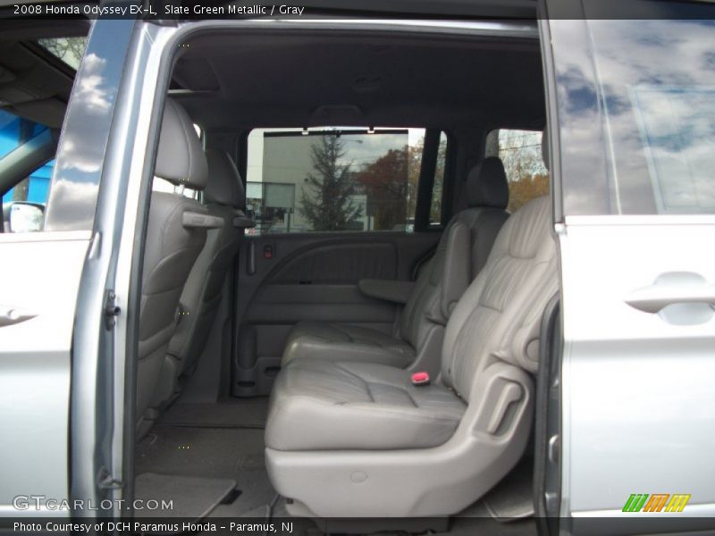 Slate Green Metallic / Gray 2008 Honda Odyssey EX-L