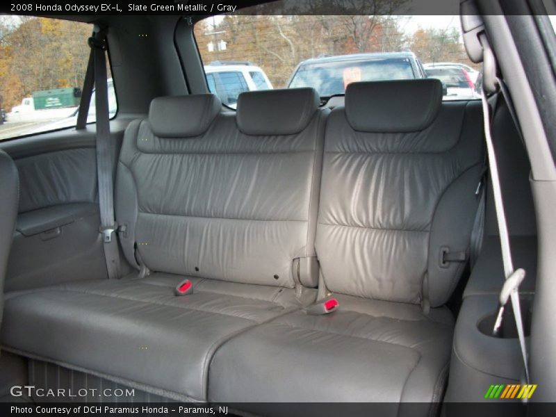 Slate Green Metallic / Gray 2008 Honda Odyssey EX-L