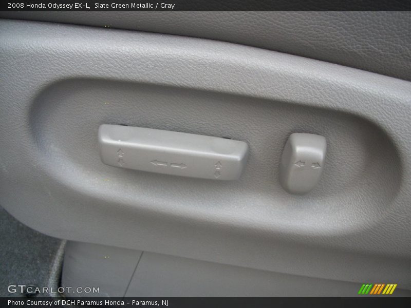 Slate Green Metallic / Gray 2008 Honda Odyssey EX-L