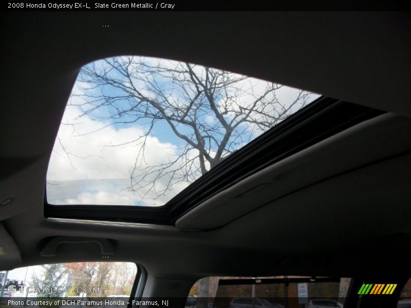 Slate Green Metallic / Gray 2008 Honda Odyssey EX-L