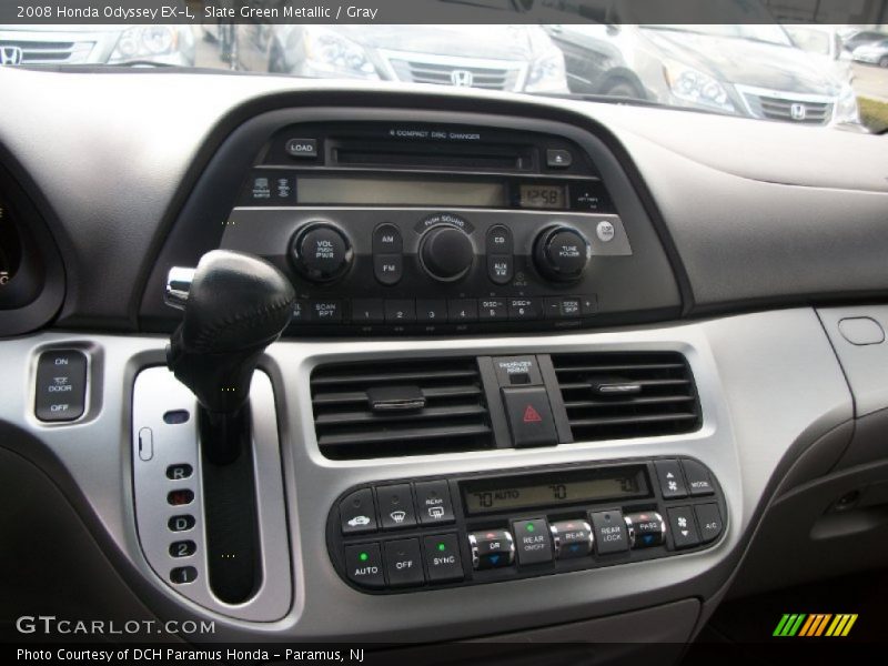 Slate Green Metallic / Gray 2008 Honda Odyssey EX-L