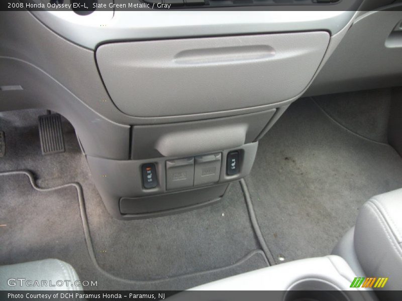 Slate Green Metallic / Gray 2008 Honda Odyssey EX-L