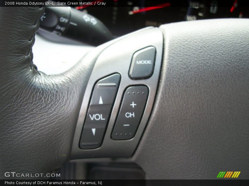 Slate Green Metallic / Gray 2008 Honda Odyssey EX-L