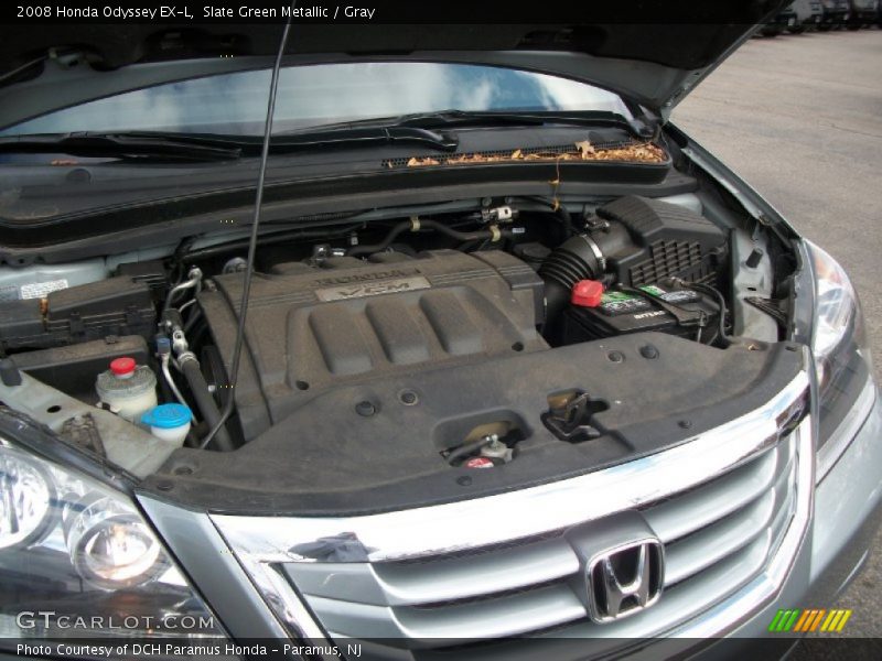 Slate Green Metallic / Gray 2008 Honda Odyssey EX-L