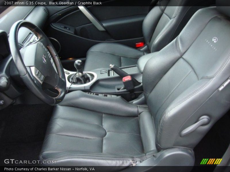 Black Obsidian / Graphite Black 2007 Infiniti G 35 Coupe