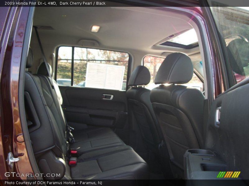 Dark Cherry Pearl / Black 2009 Honda Pilot EX-L 4WD