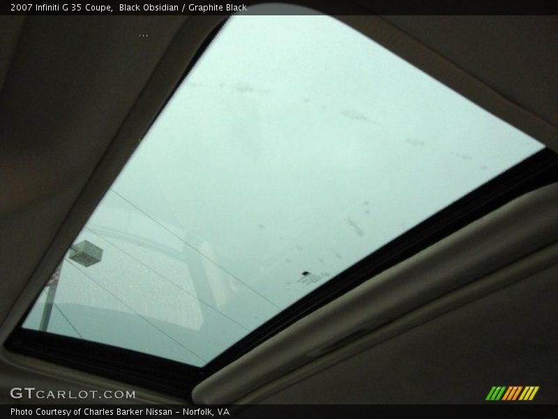 Black Obsidian / Graphite Black 2007 Infiniti G 35 Coupe