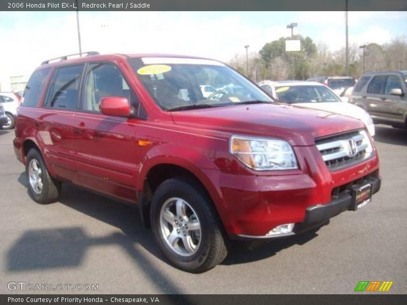 Redrock Pearl / Saddle 2006 Honda Pilot EX-L