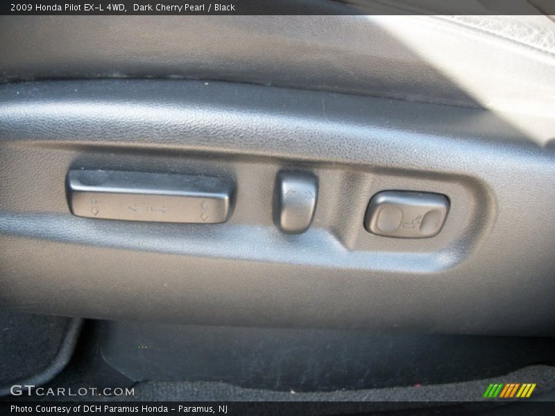 Dark Cherry Pearl / Black 2009 Honda Pilot EX-L 4WD