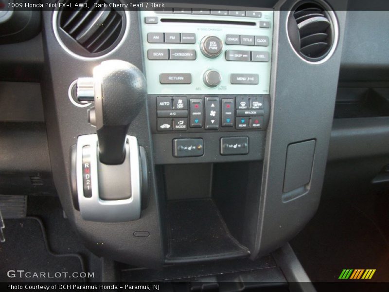 Dark Cherry Pearl / Black 2009 Honda Pilot EX-L 4WD