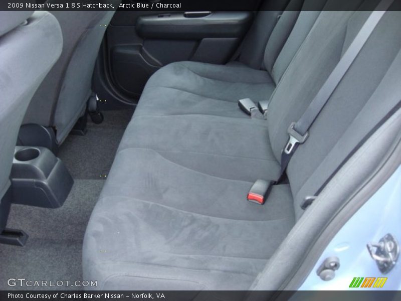 Arctic Blue / Charcoal 2009 Nissan Versa 1.8 S Hatchback