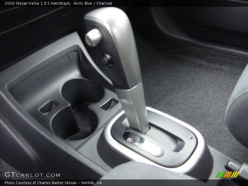 Arctic Blue / Charcoal 2009 Nissan Versa 1.8 S Hatchback