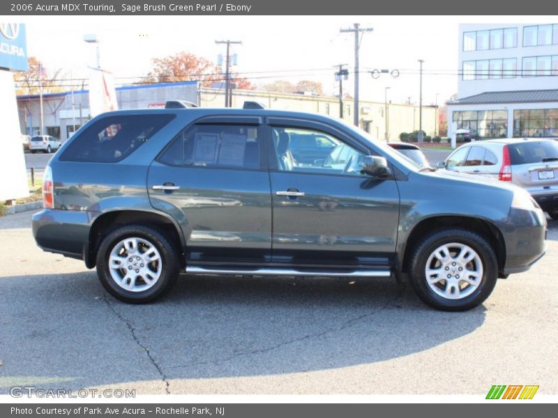 Sage Brush Green Pearl / Ebony 2006 Acura MDX Touring