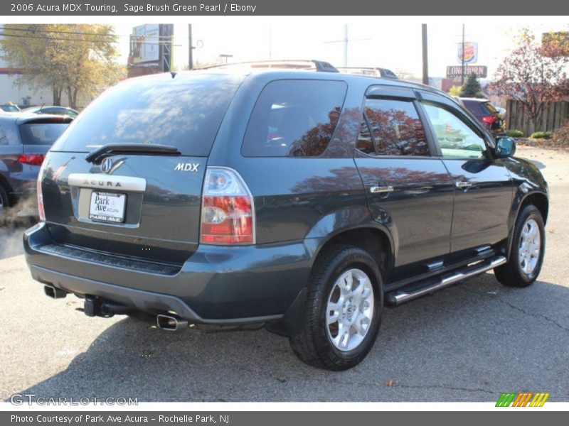 Sage Brush Green Pearl / Ebony 2006 Acura MDX Touring