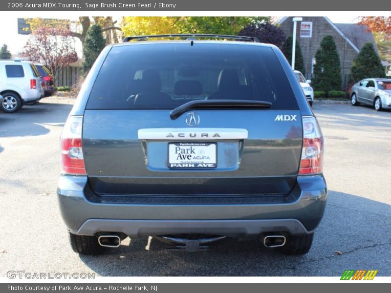 Sage Brush Green Pearl / Ebony 2006 Acura MDX Touring