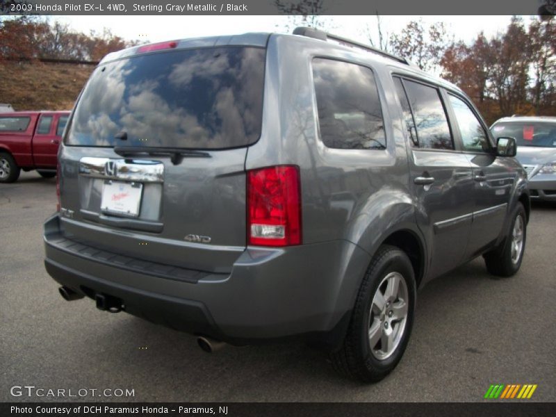 Sterling Gray Metallic / Black 2009 Honda Pilot EX-L 4WD