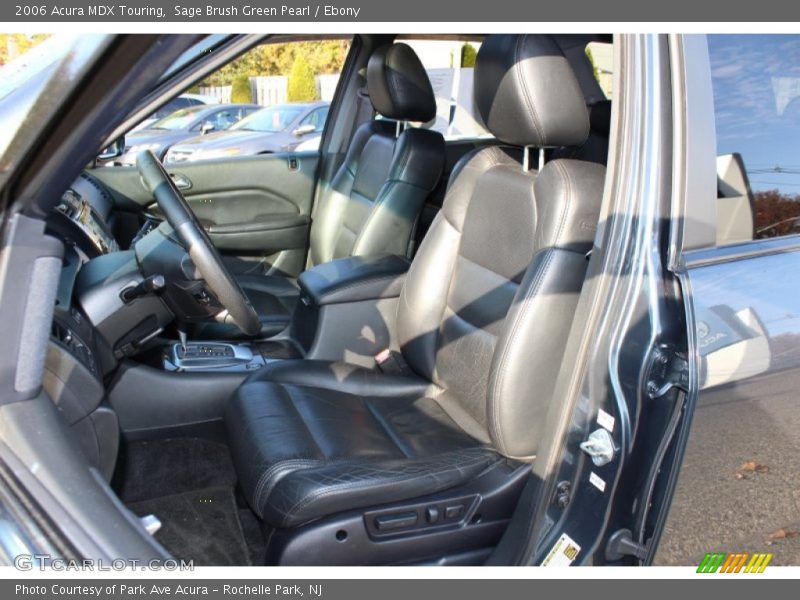 Sage Brush Green Pearl / Ebony 2006 Acura MDX Touring