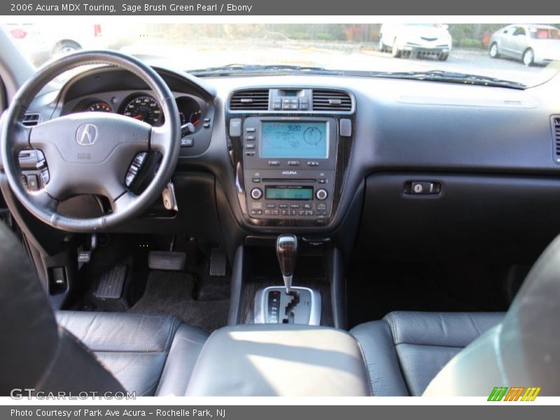 Sage Brush Green Pearl / Ebony 2006 Acura MDX Touring