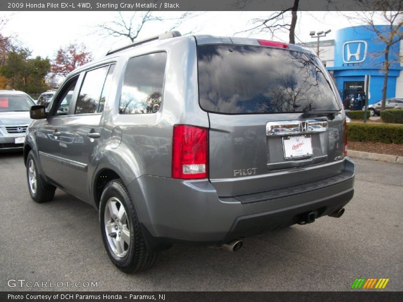 Sterling Gray Metallic / Black 2009 Honda Pilot EX-L 4WD