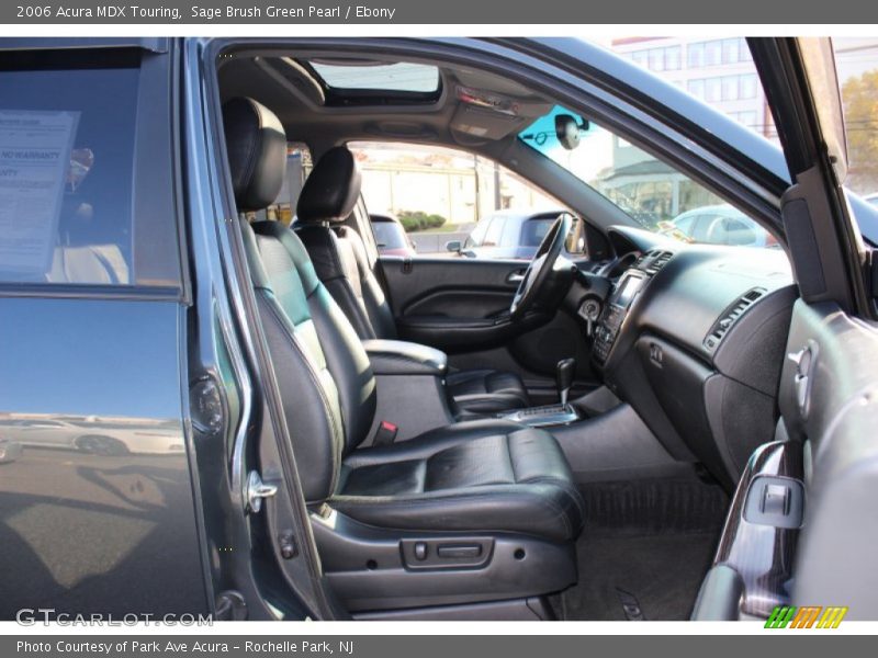 Sage Brush Green Pearl / Ebony 2006 Acura MDX Touring