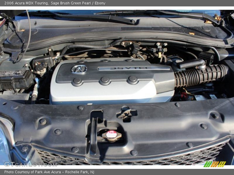 Sage Brush Green Pearl / Ebony 2006 Acura MDX Touring