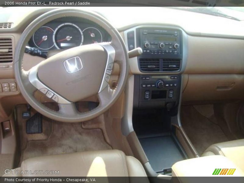 Redrock Pearl / Saddle 2006 Honda Pilot EX-L