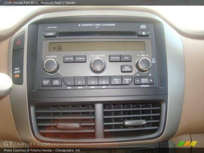 Redrock Pearl / Saddle 2006 Honda Pilot EX-L