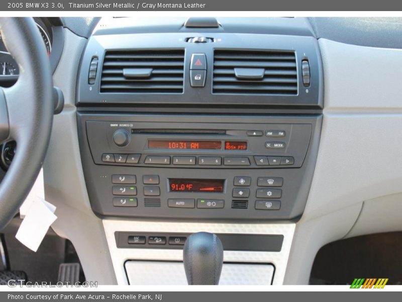 Titanium Silver Metallic / Gray Montana Leather 2005 BMW X3 3.0i