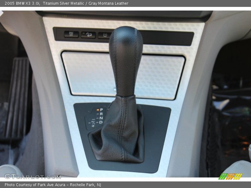 Titanium Silver Metallic / Gray Montana Leather 2005 BMW X3 3.0i