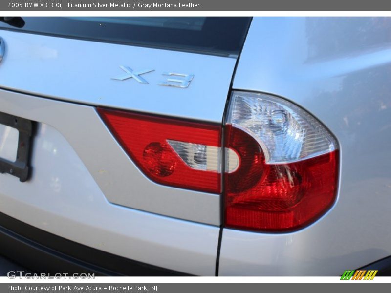 Titanium Silver Metallic / Gray Montana Leather 2005 BMW X3 3.0i