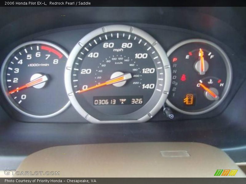 Redrock Pearl / Saddle 2006 Honda Pilot EX-L