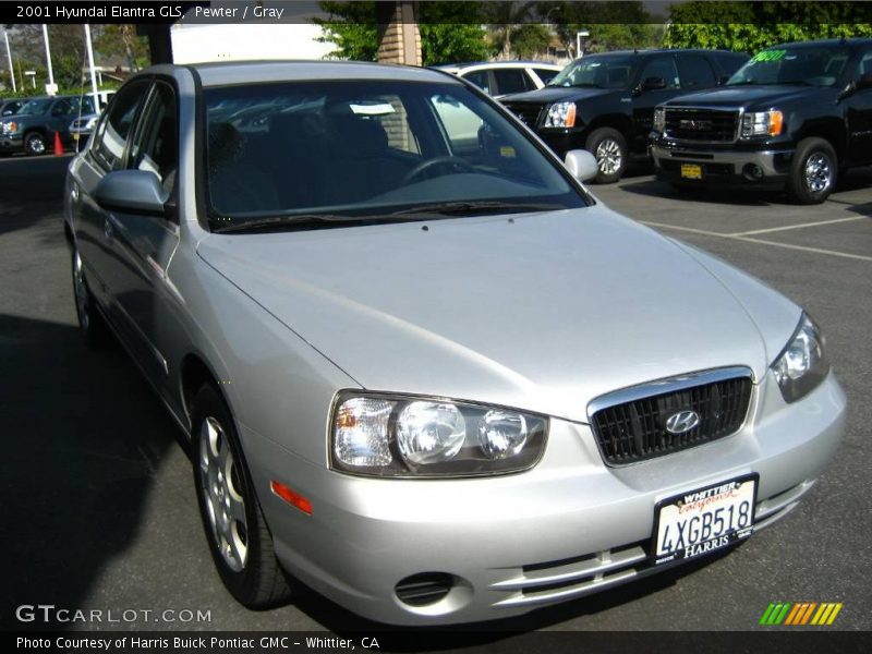 Pewter / Gray 2001 Hyundai Elantra GLS