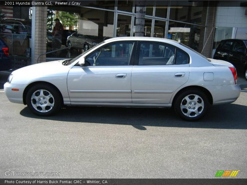 Pewter / Gray 2001 Hyundai Elantra GLS