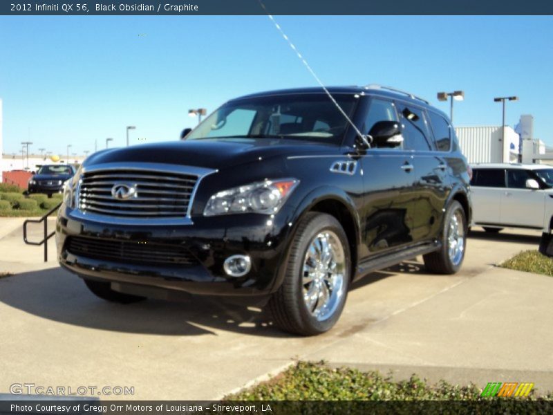 Black Obsidian / Graphite 2012 Infiniti QX 56