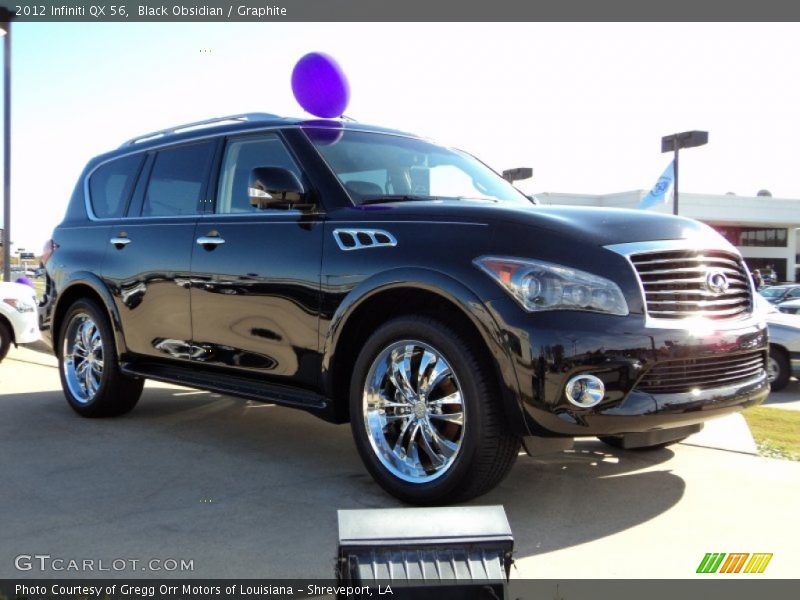 Black Obsidian / Graphite 2012 Infiniti QX 56