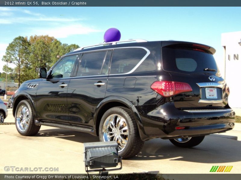 Black Obsidian / Graphite 2012 Infiniti QX 56