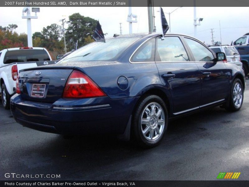 Dark Blue Pearl Metallic / Shale 2007 Ford Five Hundred SEL AWD