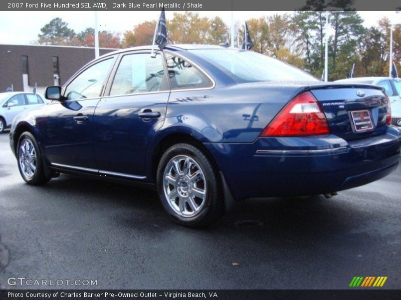 Dark Blue Pearl Metallic / Shale 2007 Ford Five Hundred SEL AWD