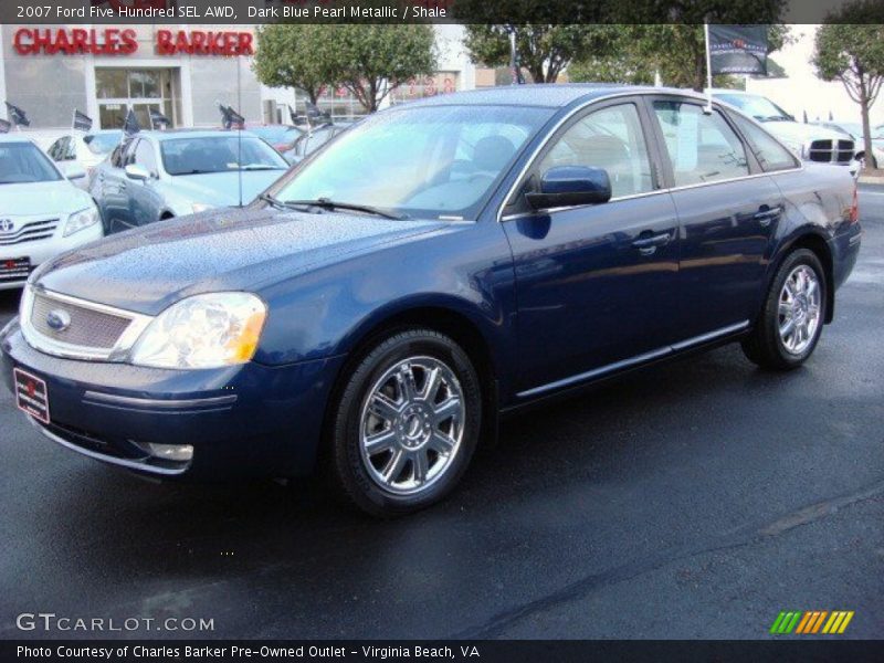 Dark Blue Pearl Metallic / Shale 2007 Ford Five Hundred SEL AWD