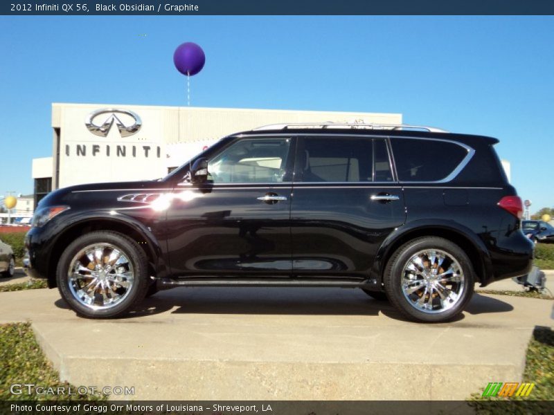 Black Obsidian / Graphite 2012 Infiniti QX 56