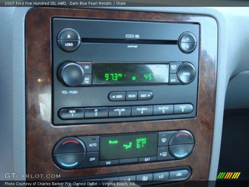 Audio System of 2007 Five Hundred SEL AWD