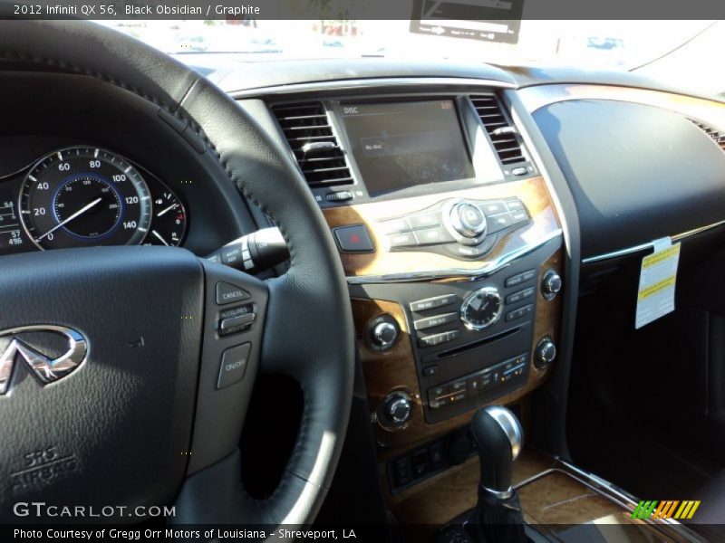 Black Obsidian / Graphite 2012 Infiniti QX 56