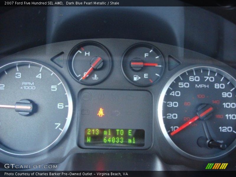  2007 Five Hundred SEL AWD SEL AWD Gauges