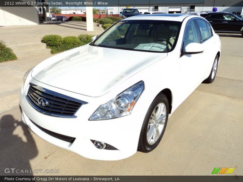 Moonlight White / Wheat 2012 Infiniti G 37 Journey Sedan