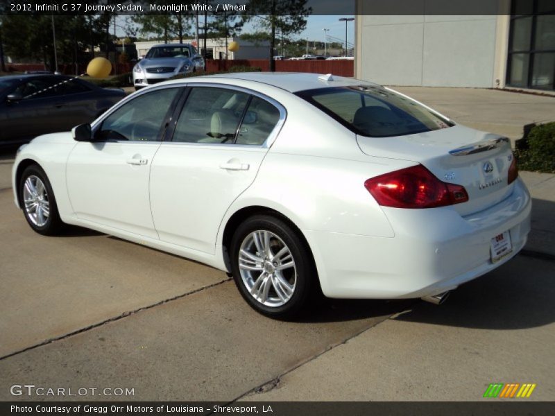 Moonlight White / Wheat 2012 Infiniti G 37 Journey Sedan