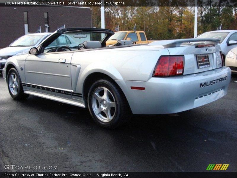 Silver Metallic / Medium Graphite 2004 Ford Mustang V6 Convertible